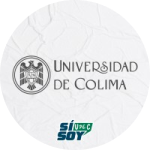 Logotipo de la Universidad de Colima, con el escudo institucional a la izquierda y el texto 'Universidad de Colima' a la derecha, acompañado del lema 'Sí Soy UdeC' en la parte inferior.